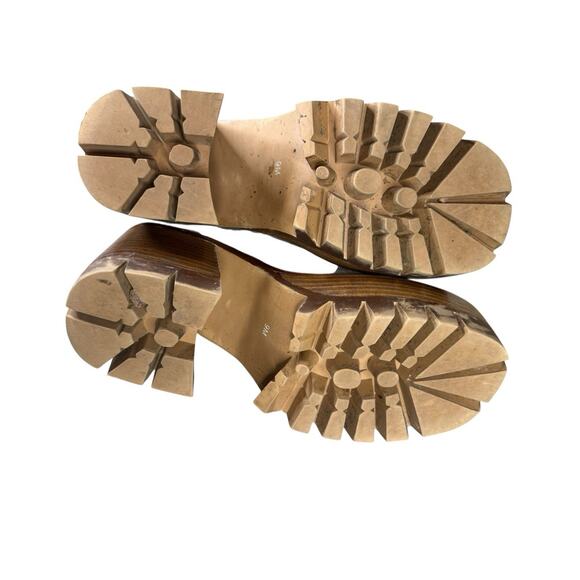 Jeffrey Campbell x Free People Grey Suede Chunky Heel Chelsea Boots 9M - Picture 6 of 11